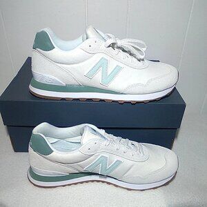 New Balance Women's 515 Sz 10 Casual Athletic Shoes White Green WL515NAB NEW